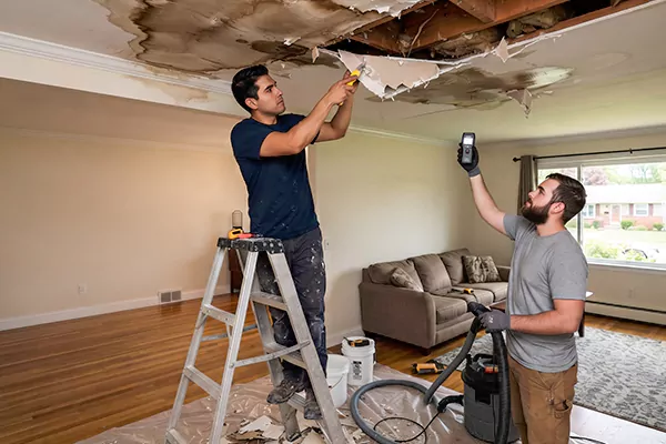 Ceiling Water Damage Restoration Spanaway