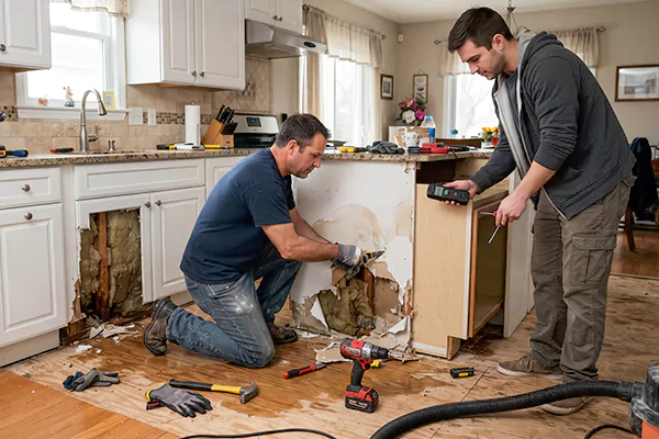 Kitchen Water Damage Repair Spanaway