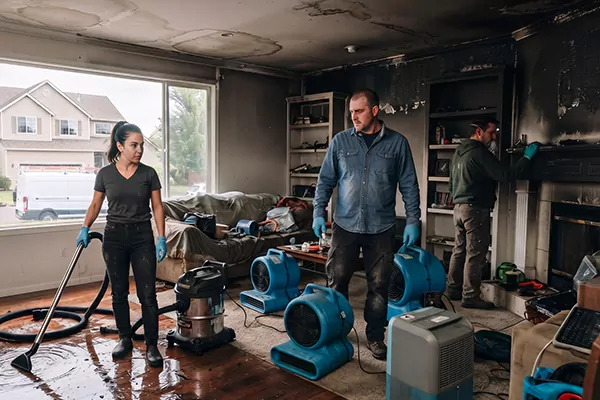 Smoke and Water Damage Restoration Spanaway