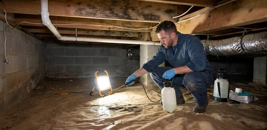 Crawl Space Mold Treatment in Spanaway