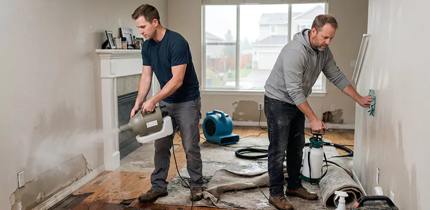 Post-Flood Sanitizing and Deodorizing in Spanaway